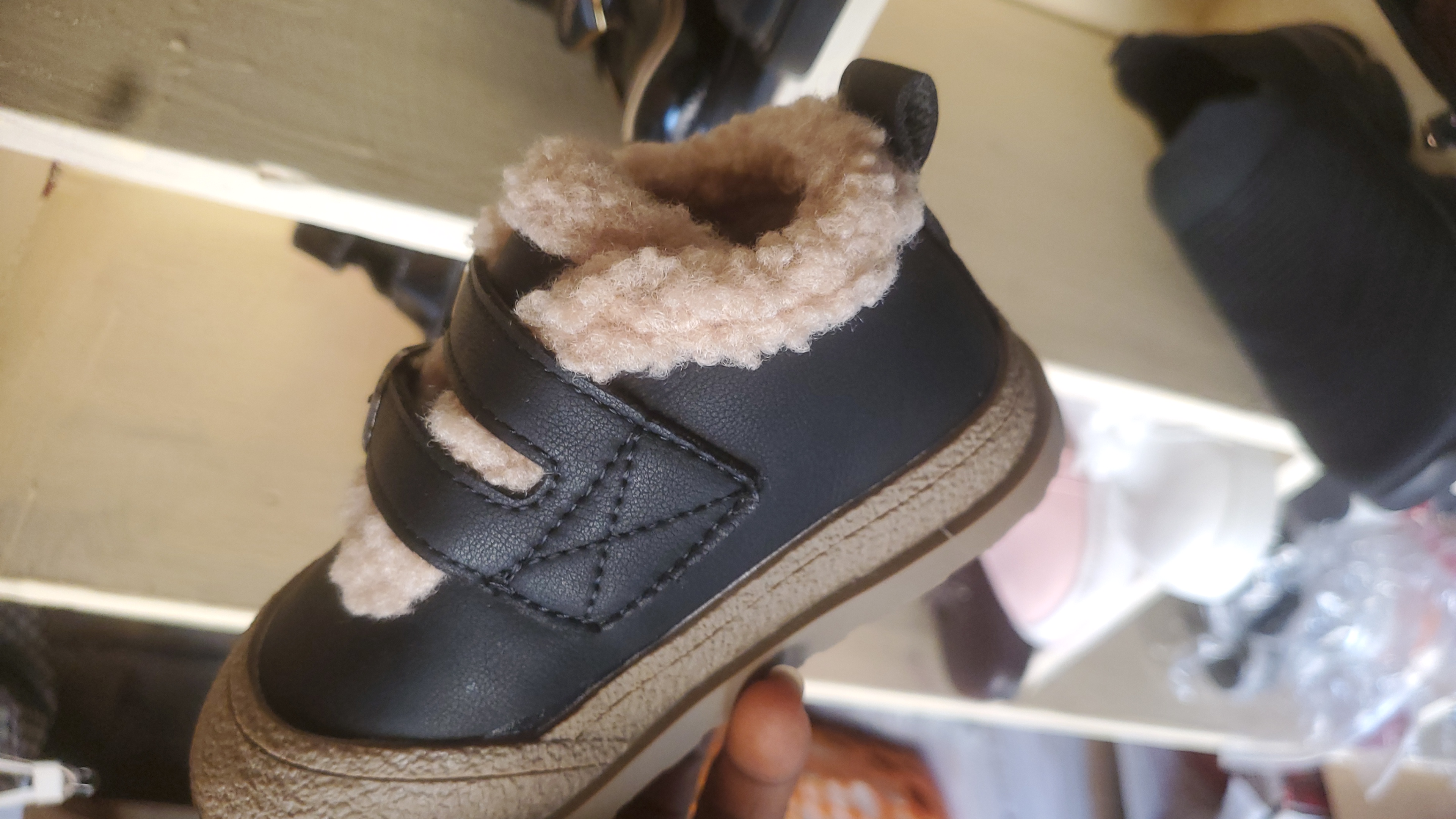 High-quality luxurious baby shoes.